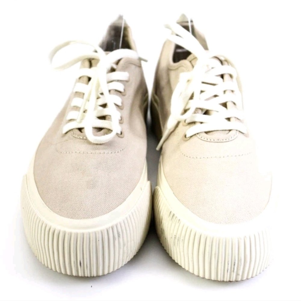 Everlane "Forever Platform Sneaker" in  warm khaki SZ 8.5